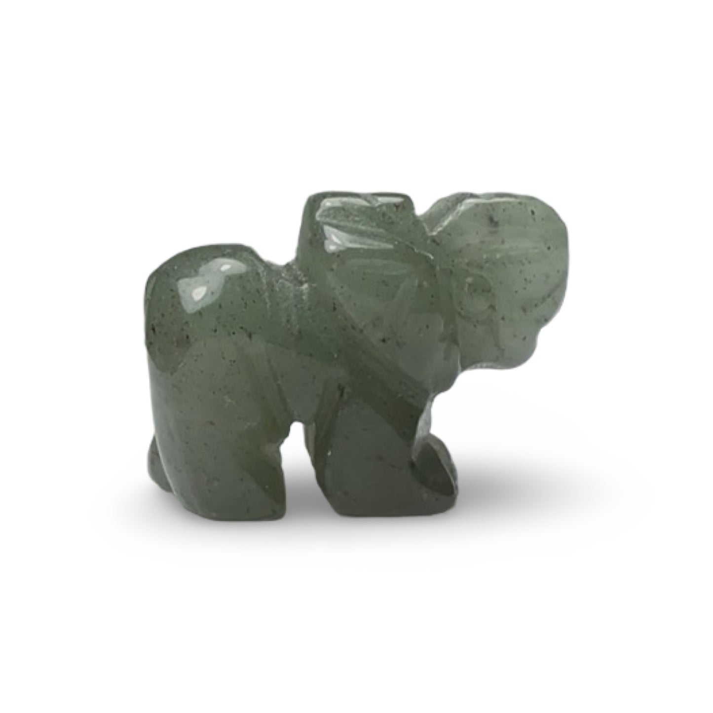 Green Aventurine elephants