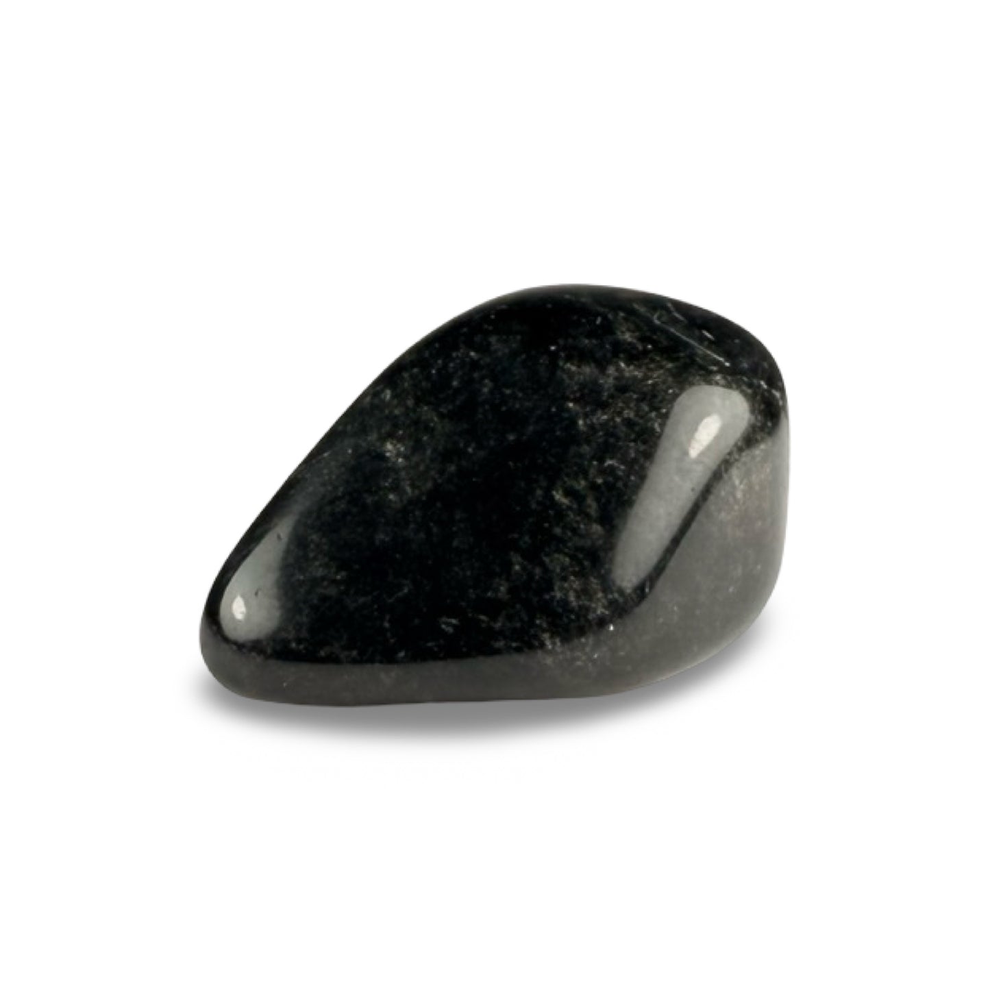 tumbled obsidian crystal for negative energy shield