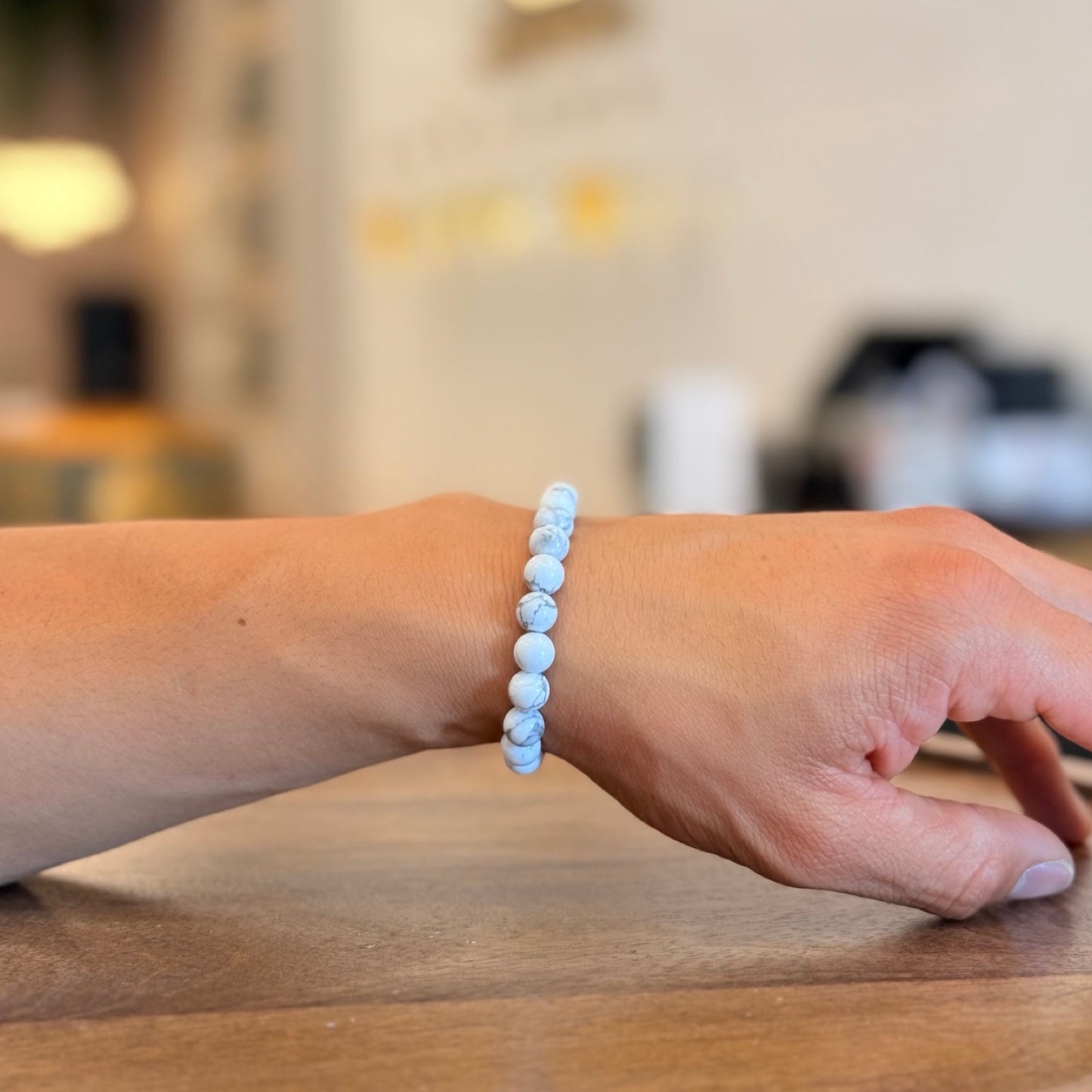 White Howlite Bracelet
