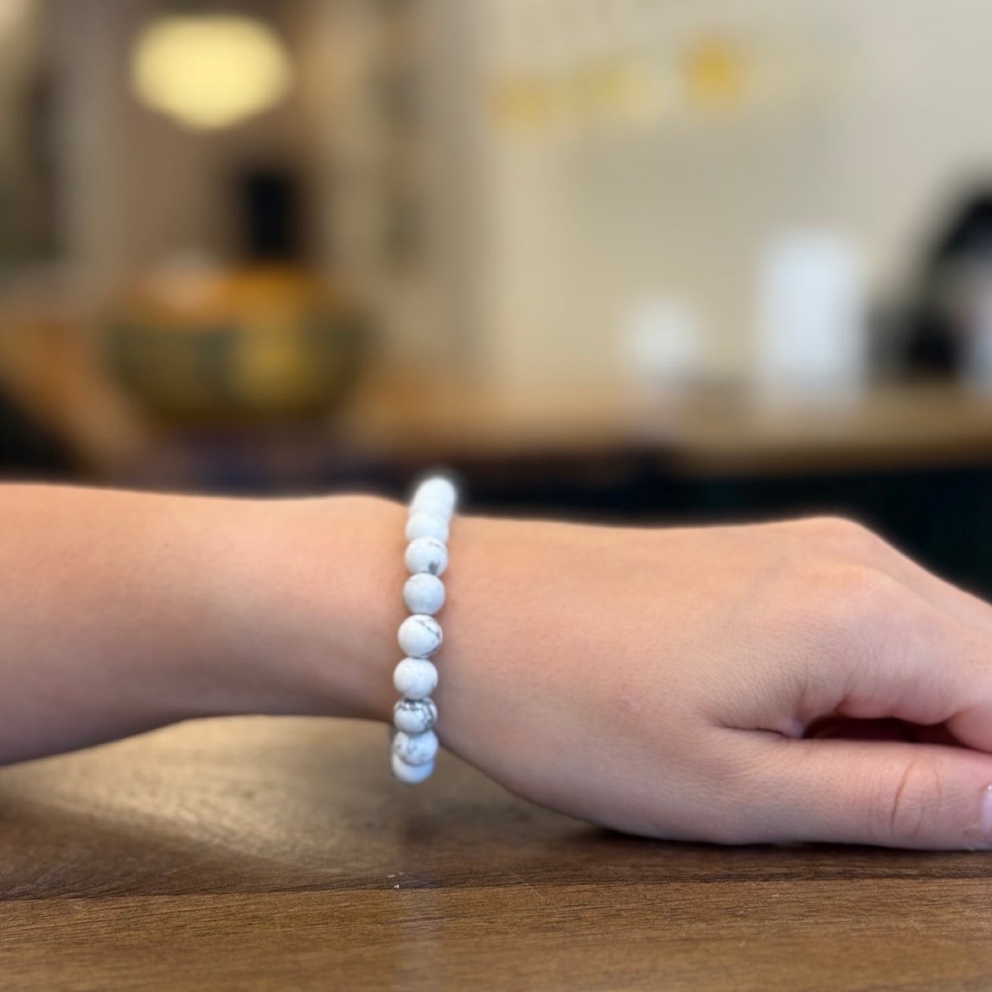 White Howlite Bracelet