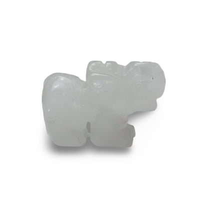 Clear Quartz elephants