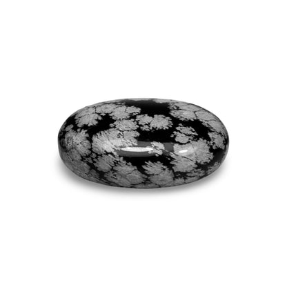 Black Snowflake Pillow 45x35