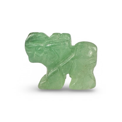 Green Aventurine elephants