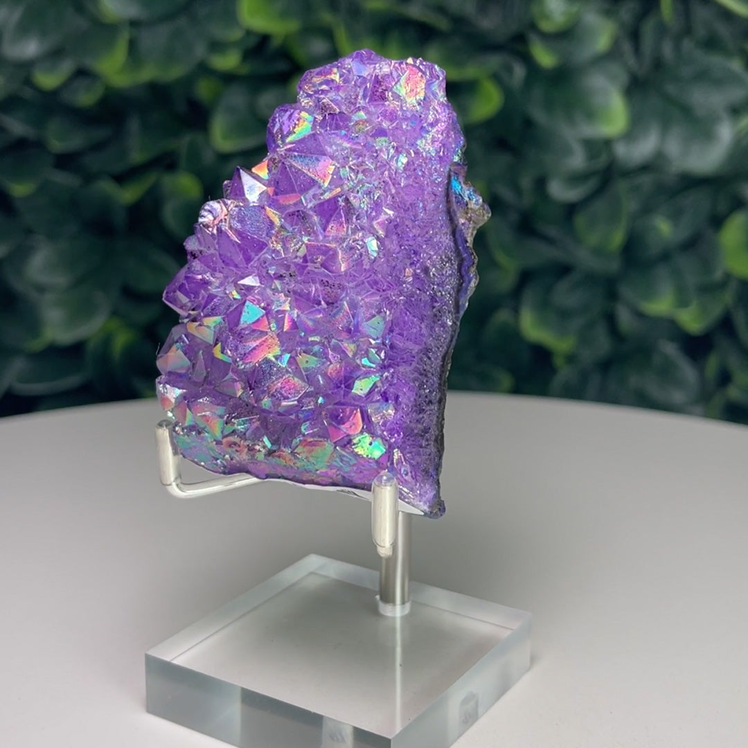 Angel Aura Amethyst Cluster