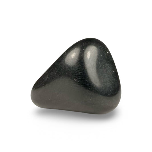 Black tourmaline tumbled stone for protection and grounding