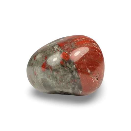 tumbled bloodstone crystal for protection and balance
