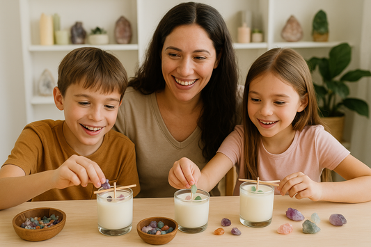 Kids Candle Making Workshop with Crystals – Fun Weekday Activity for Families at Crystals and Candle
