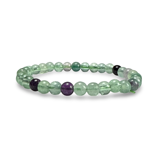 Rainbow Fluorite Bracelet (6mm)
