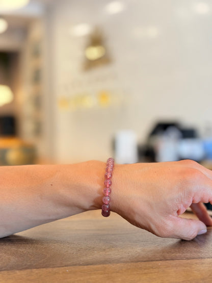 Strawberry Quartz Bracelet