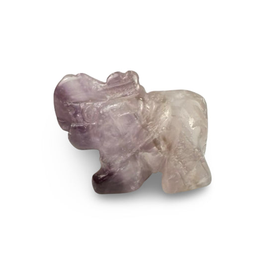 Purple Aventurine elephants