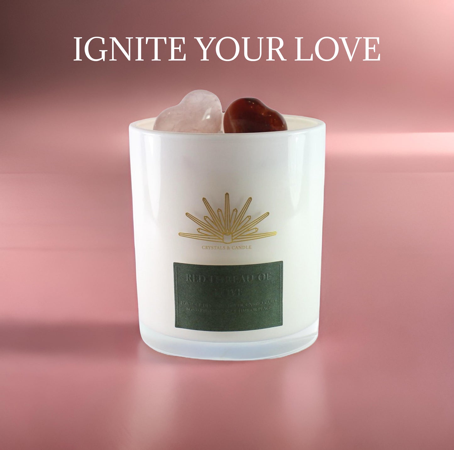 Ignite Your Love By Creating a Valentine’s Candle & Gemstone Experience