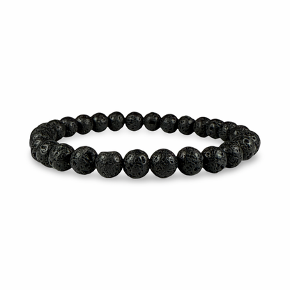 Lave Stone bracelet on a white background