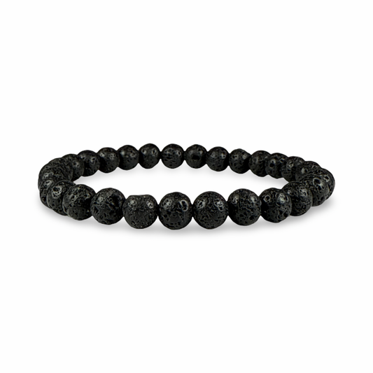 Lave Stone bracelet on a white background