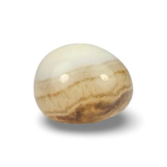 Healing natural agate tumble for emotional stability