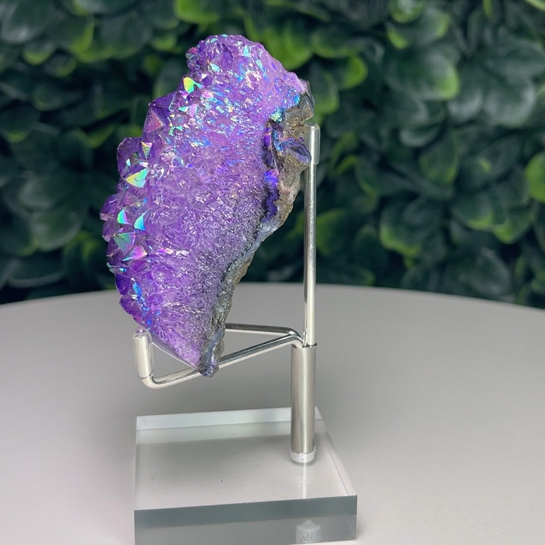 Angel Aura Amethyst Cluster