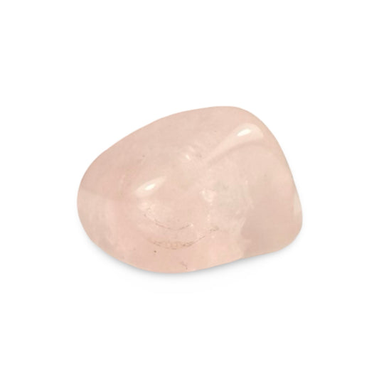 Rose quartz tumbled healing stone for love
