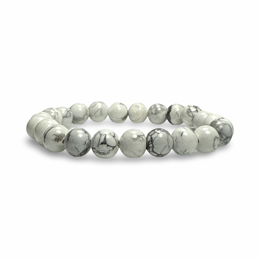 White Howlite Bracelet