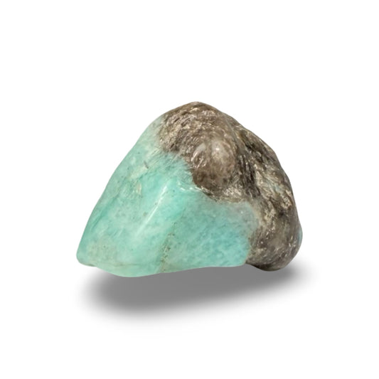 natural turquoise tumbled stone for protection and luck