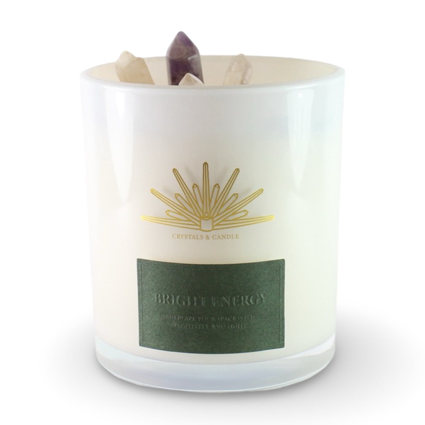 Bright Energy Crystal Candle