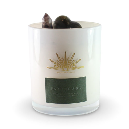 Radiant Aura Crystal Candle