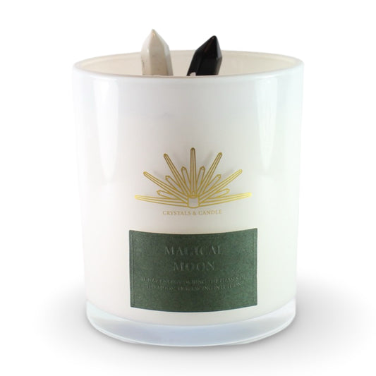 Magical Moon Crystal Candle