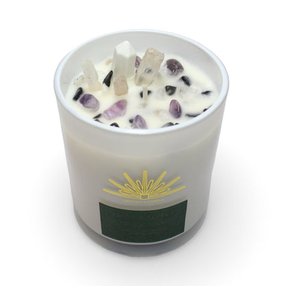 Tranquility And Relief Crystal Candle