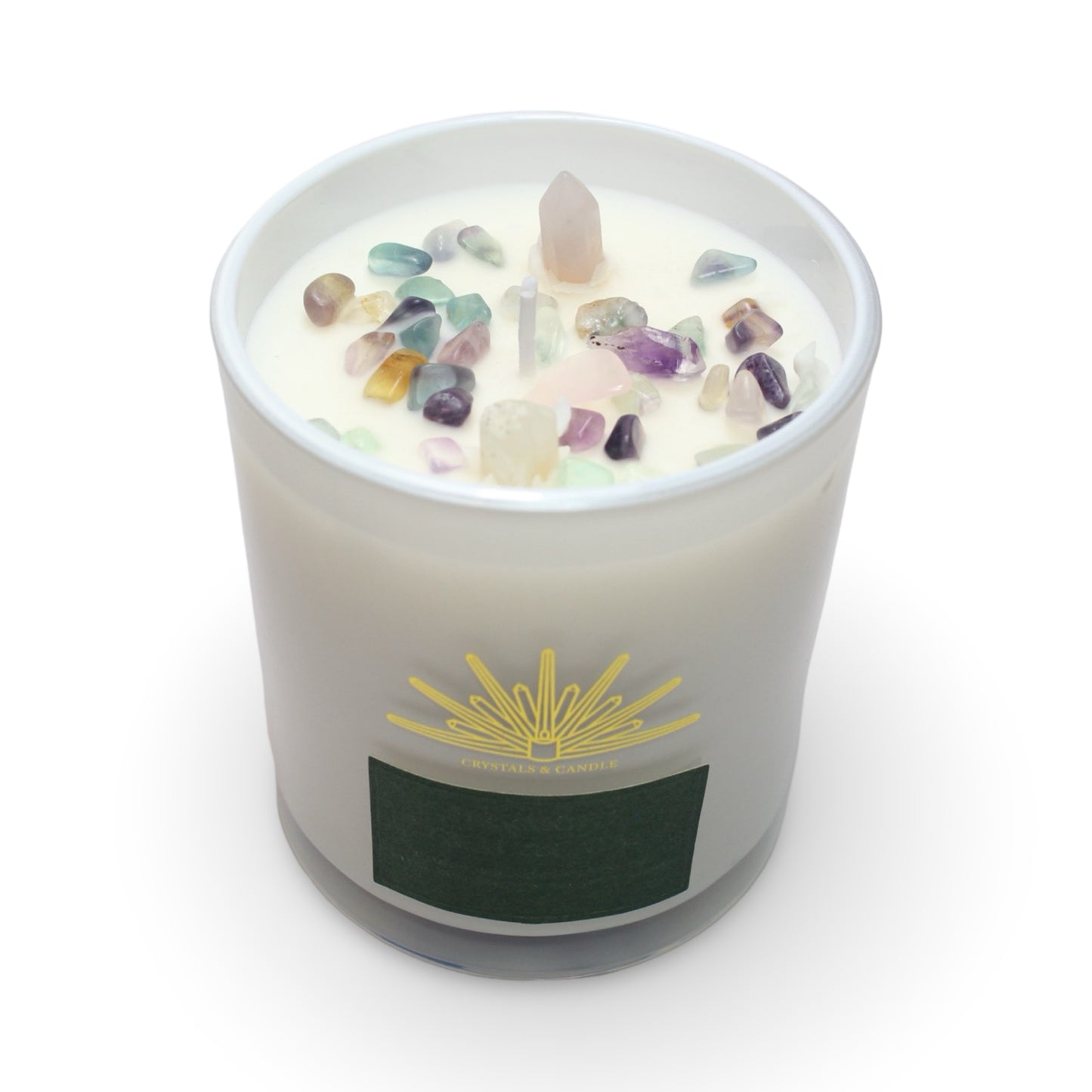 Harmony Heal And Calm Crystal Candle