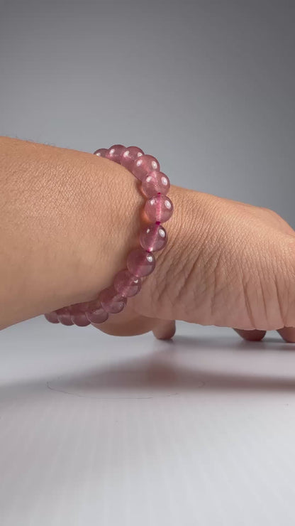 Strawberry Quartz Bracelet