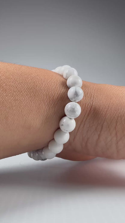 White Howlite Bracelet